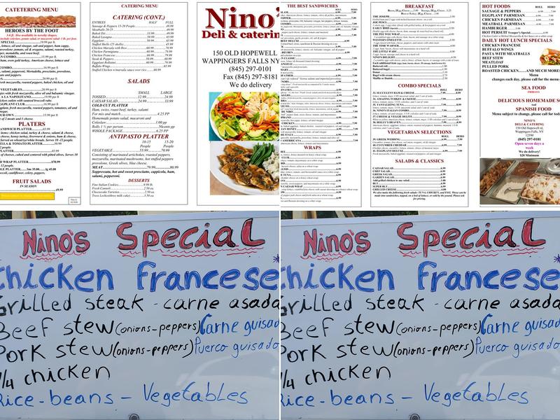 Nino's Deli & Catering Menu