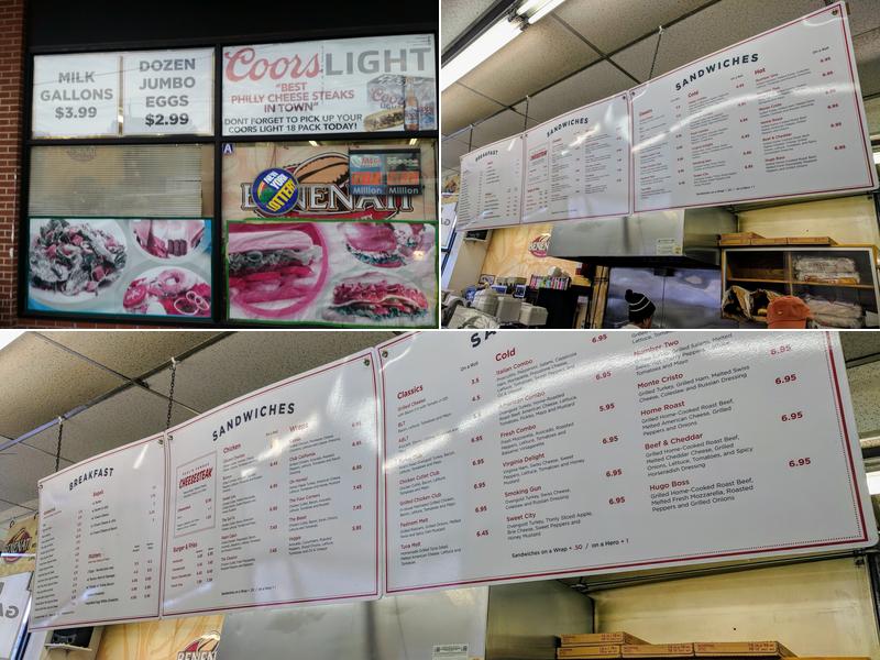 Bageldel Plus Menu