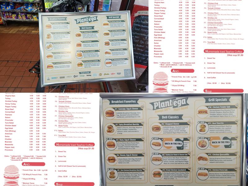 JR Supreme Gourmet Deli Menu