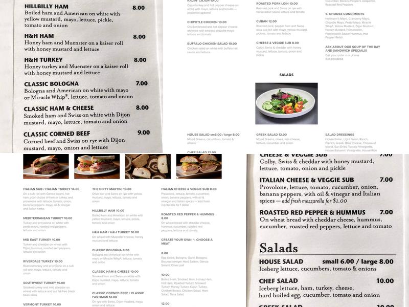 Jerardi's Little Store Menu