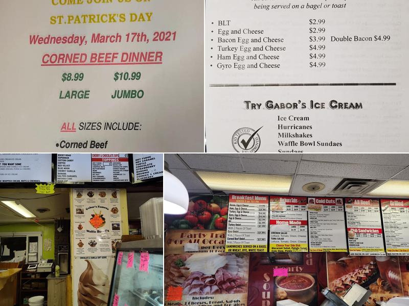 Gabors Menu