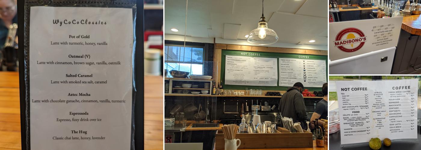 Wyoming Community Coffee Menu