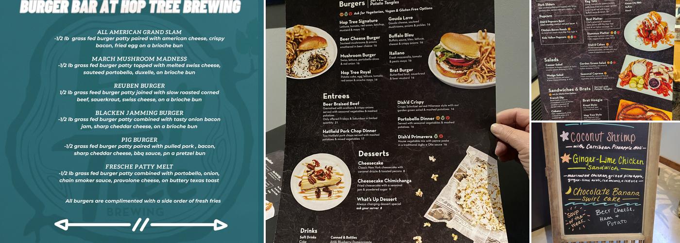 Hop Tree Brewing Menu
