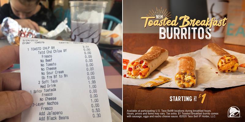 Taco Bell Menu