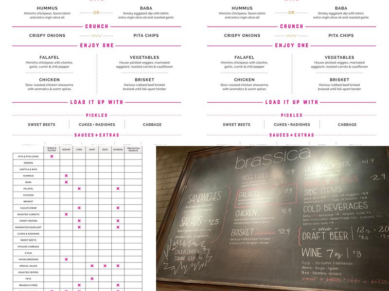 Brassica in Upper Arlington Menu