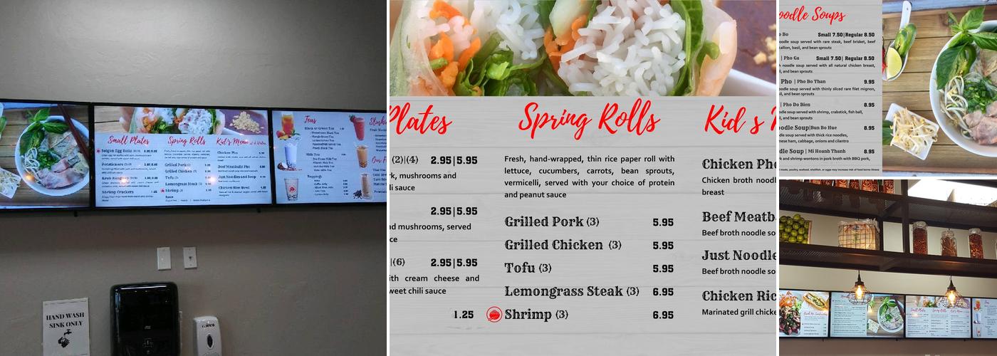 Wich Pho Menu