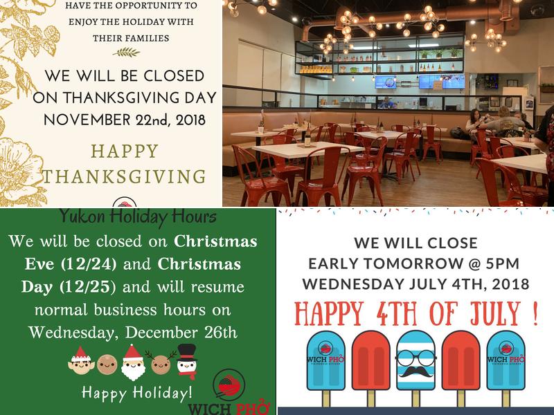 Wich Pho 1781 Garth Brooks Blvd, Yukon