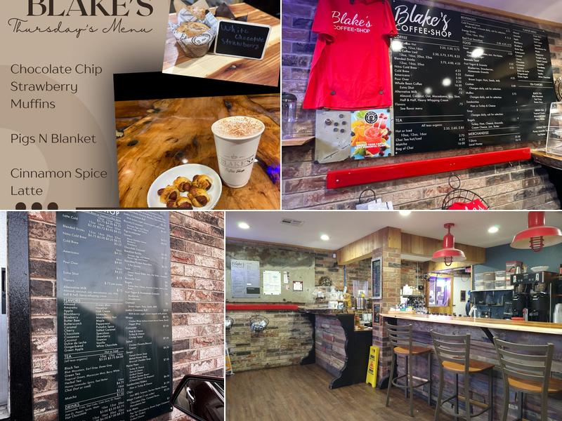 Blake's Coffee Shop Menu