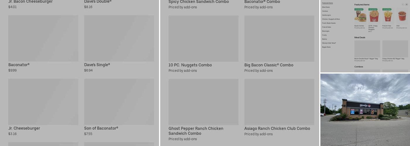 Wendy's Menu