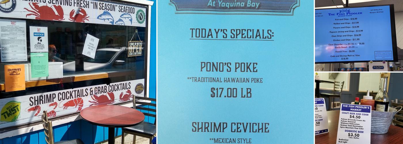 Fish Peddler's Market Menu