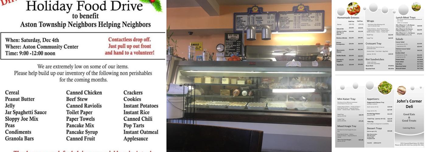 John's Corner Deli Menu