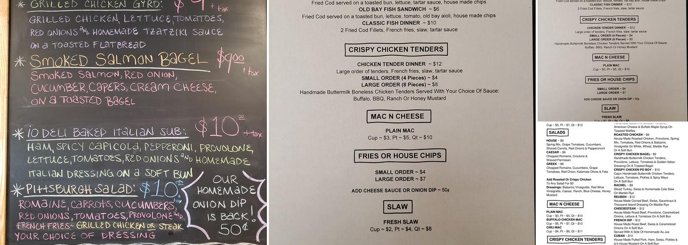 Io.Deli Menu