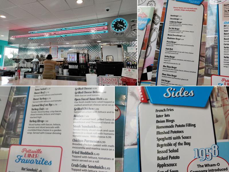 Pottsville Diner Menu