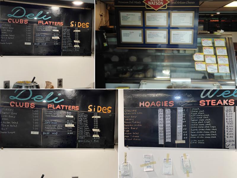 Doc's Deli Menu