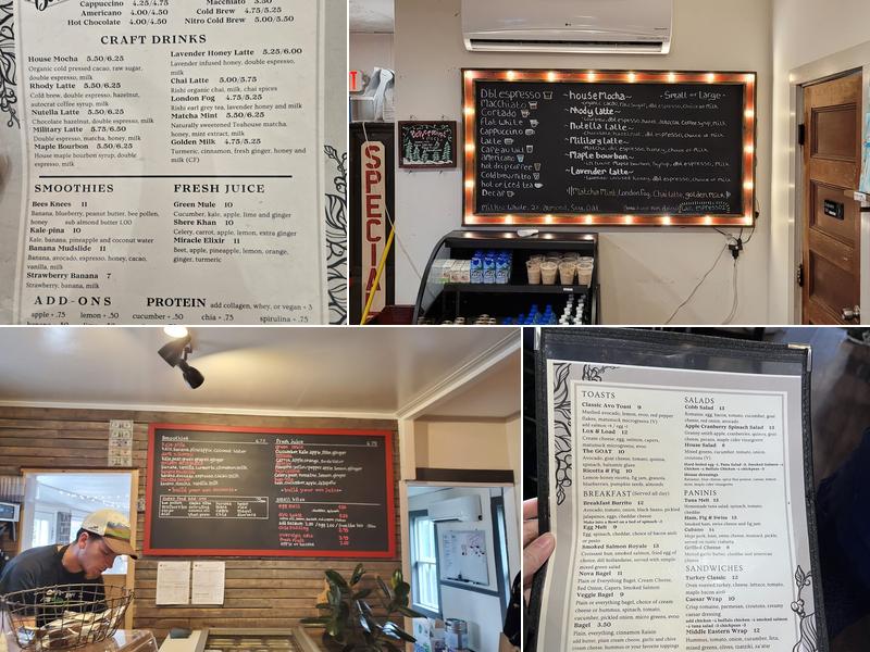 Caf Bar Menu