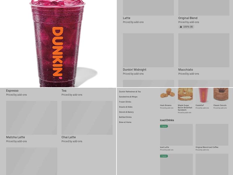 Dunkin' Menu