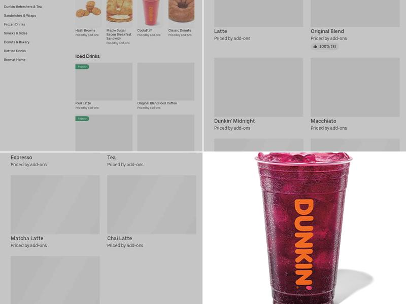 Dunkin' Menu