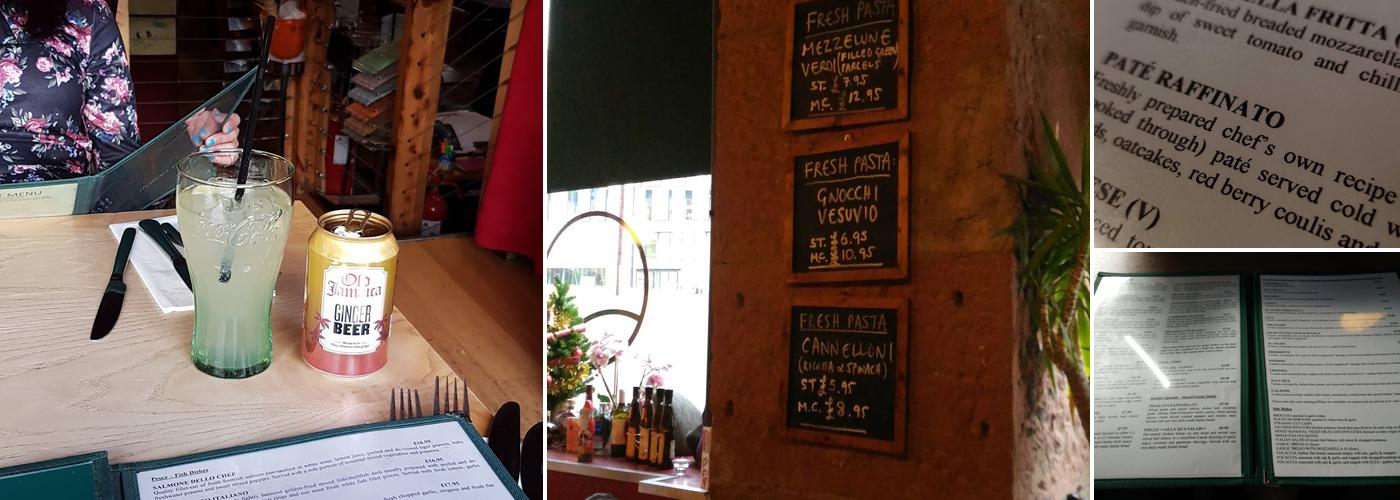 Santa Lucia Merchant City Glasgow Menu