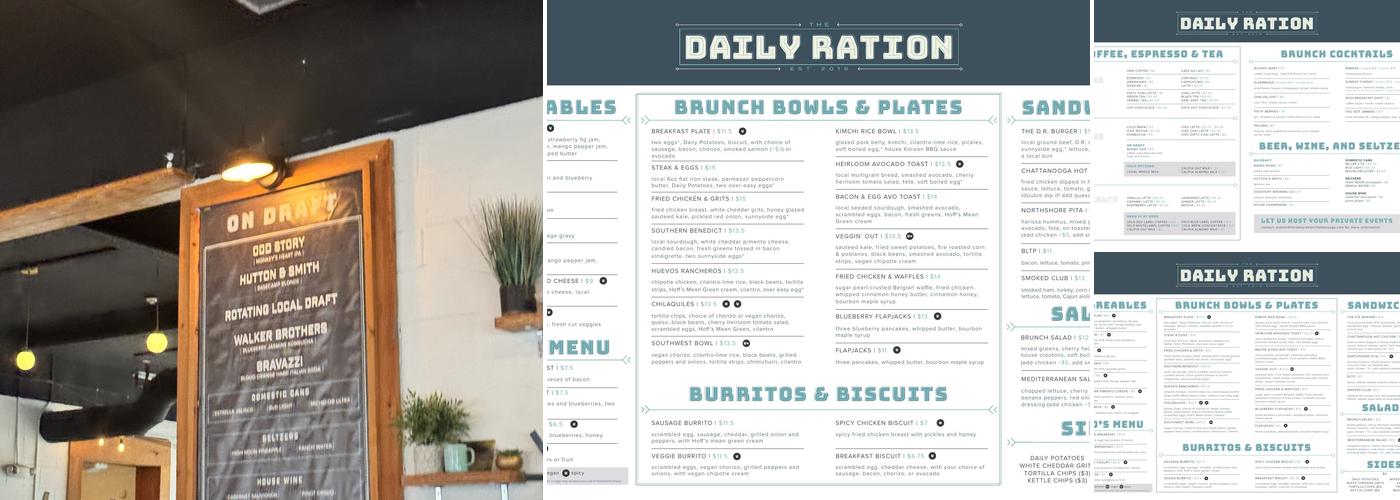 The Daily Ration Menu