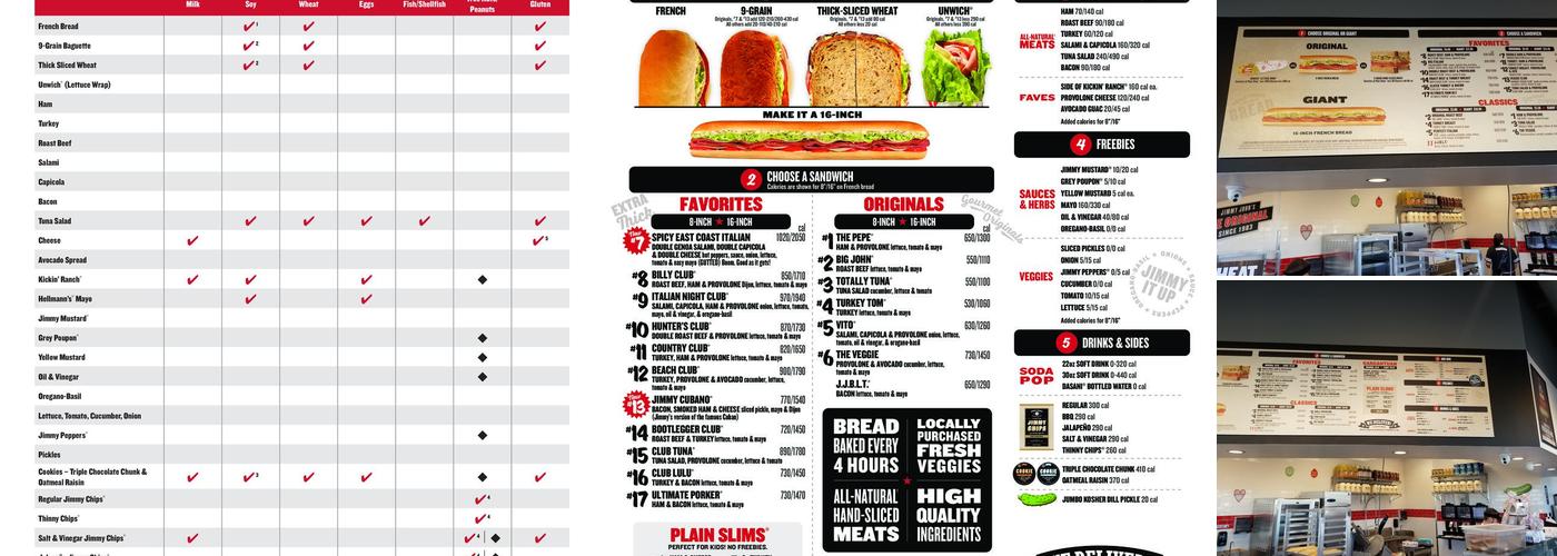Jimmy John's Menu