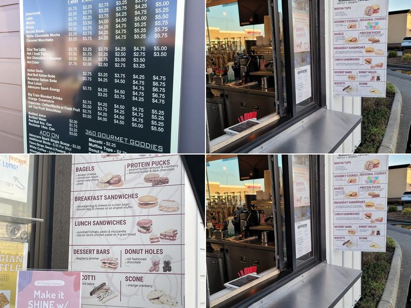 360 Espresso Menu
