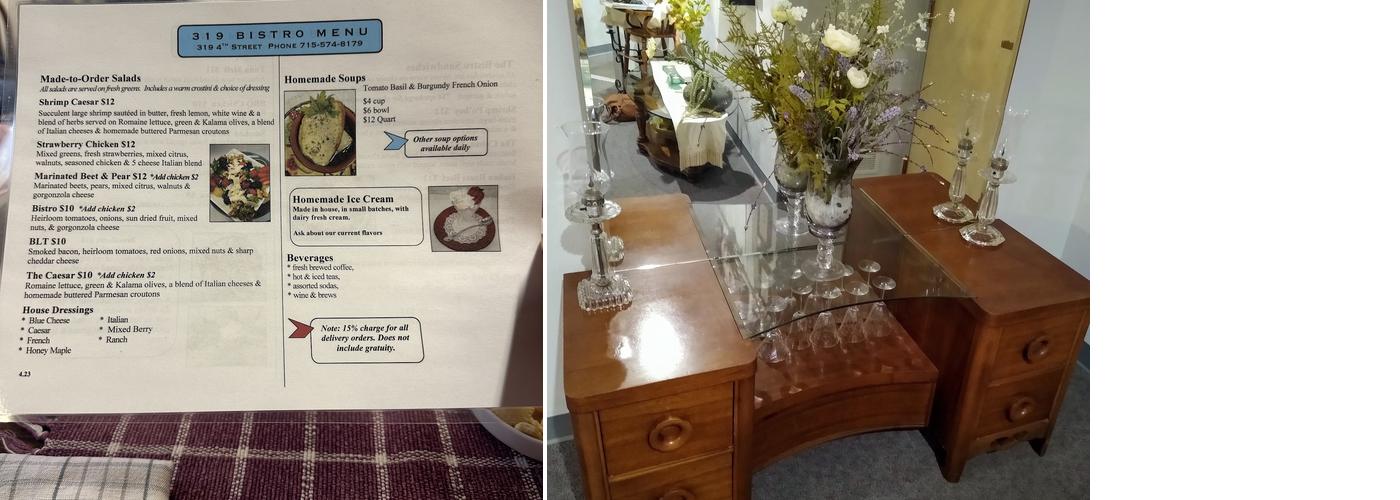 319 Bistro Menu
