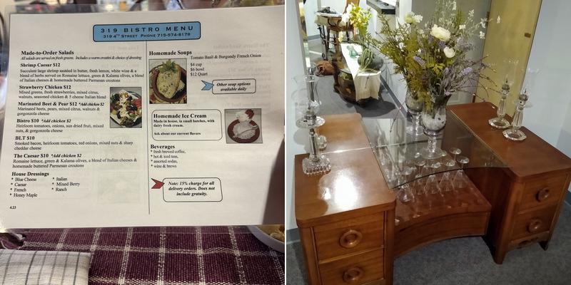 319 Bistro Menu