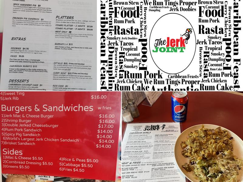 The Jerk Joint Menu