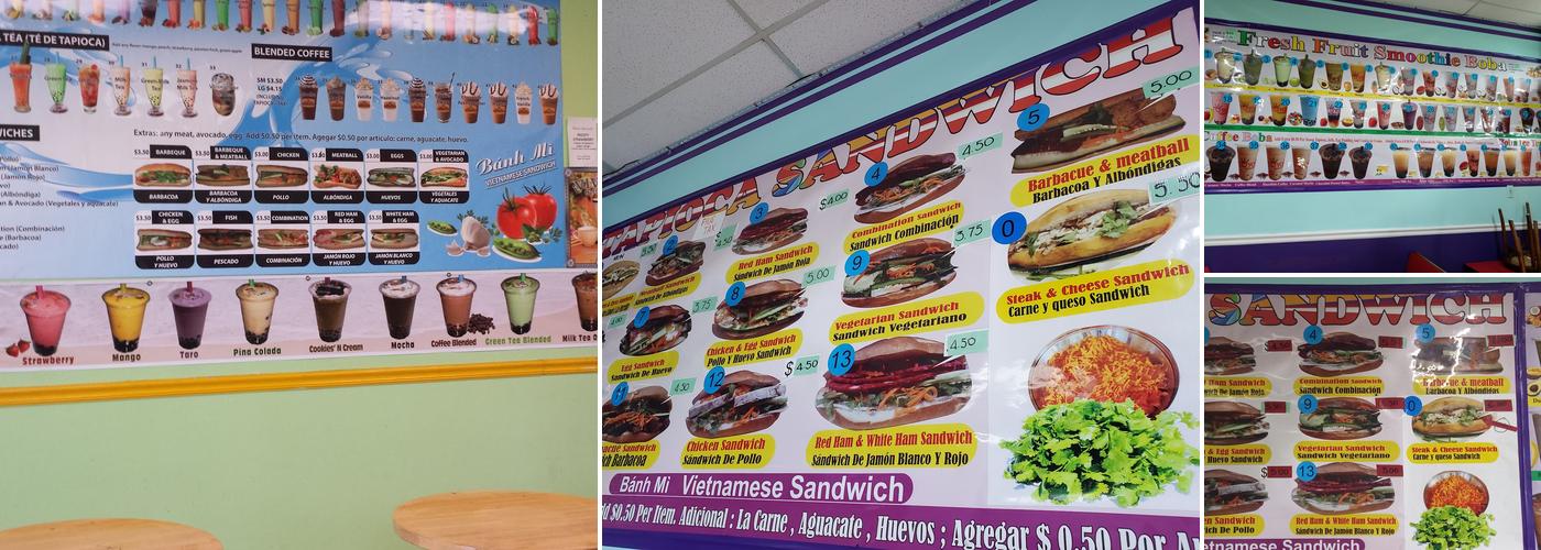 Royal Tapioca Menu