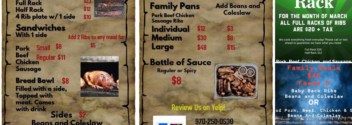 Have Cooker Will Travel Menu