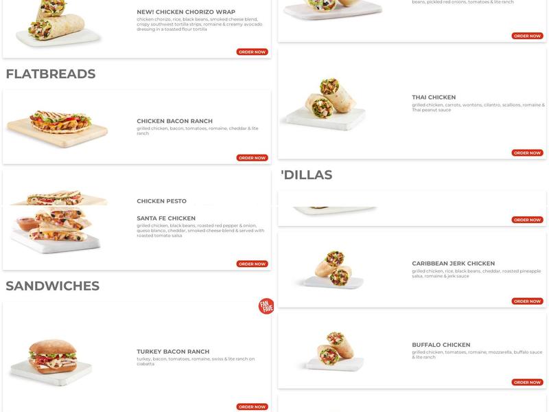 Tropical Smoothie Cafe Menu