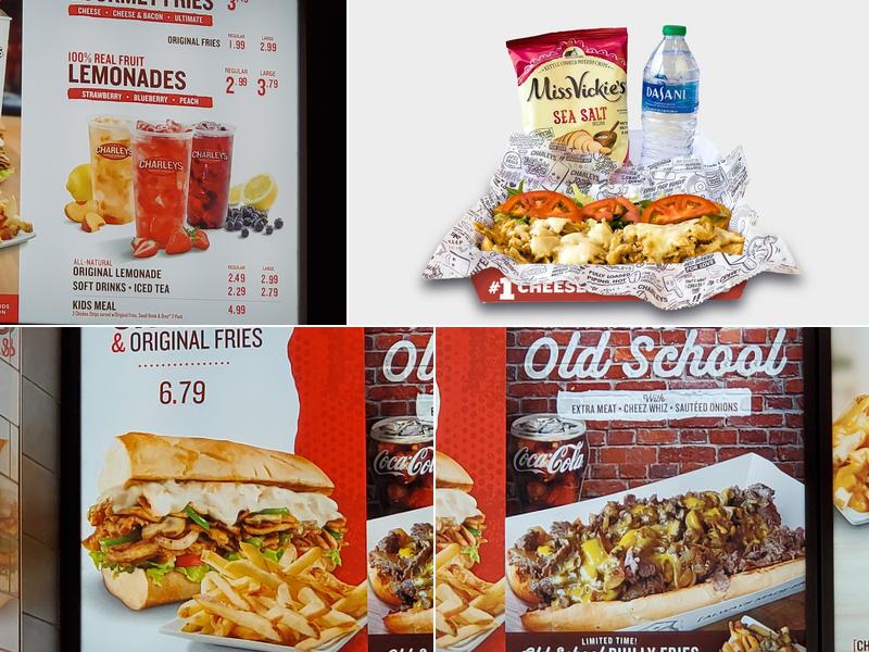 Charleys Cheesesteaks Menu