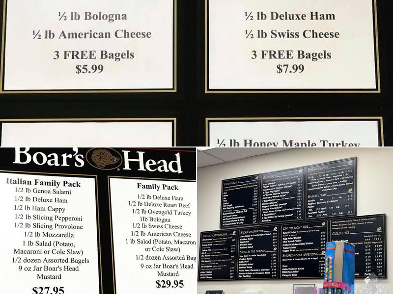 Strathmore Bagels Menu