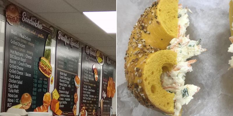 Fresh & Hot Bagels Menu