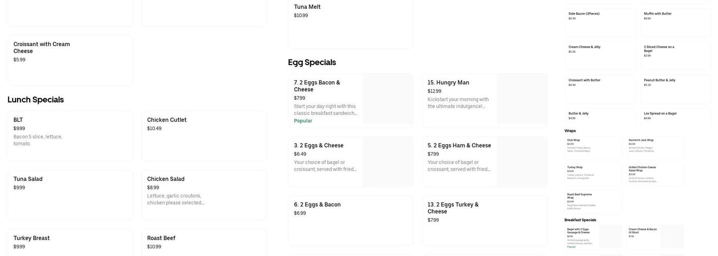 Bagel Lovers Medford Menu