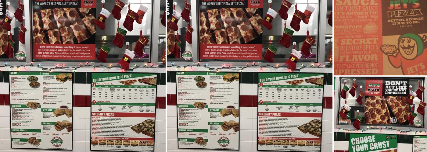 Jet's Pizza Menu