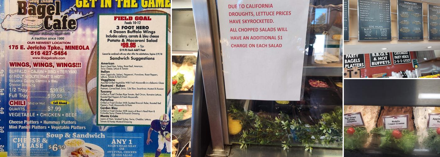 Long Island Bagel Cafe Menu