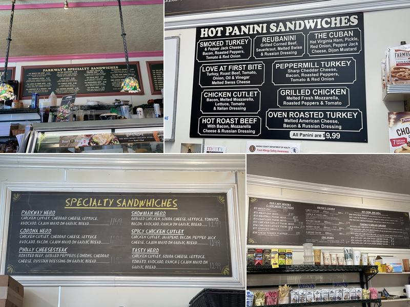 Parkway Deli & Catering Menu