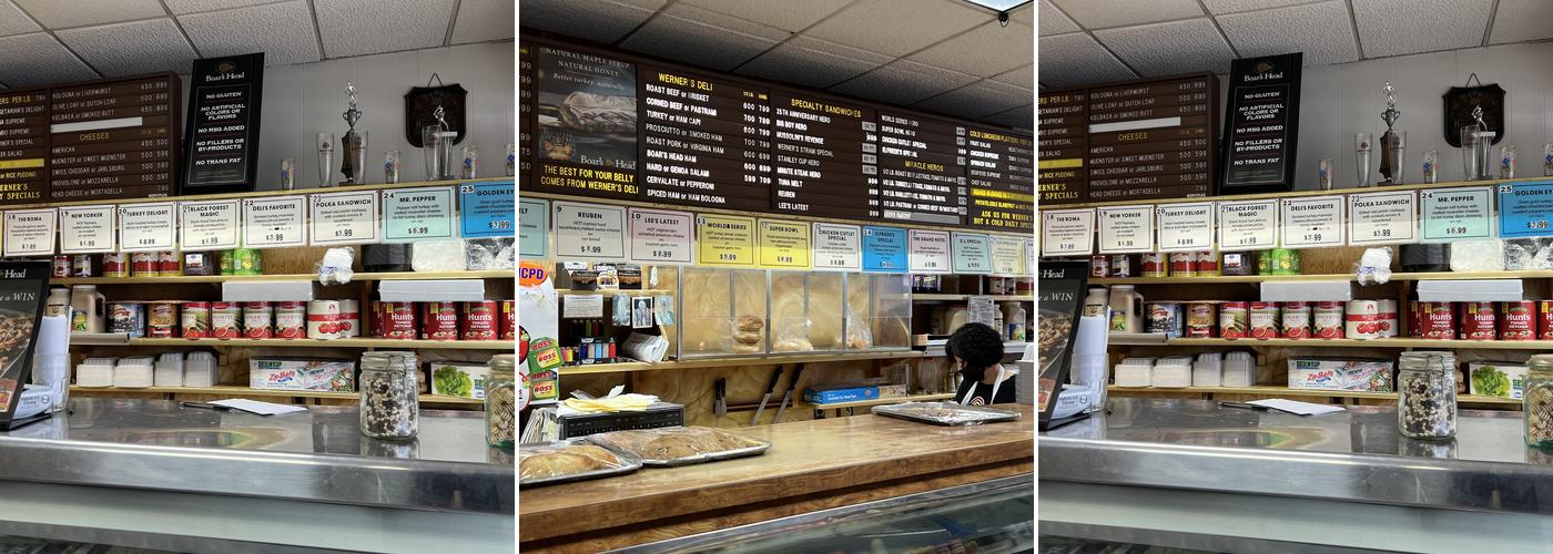 Werner's Deli Co Menu