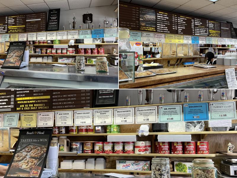 Werner's Deli Co Menu