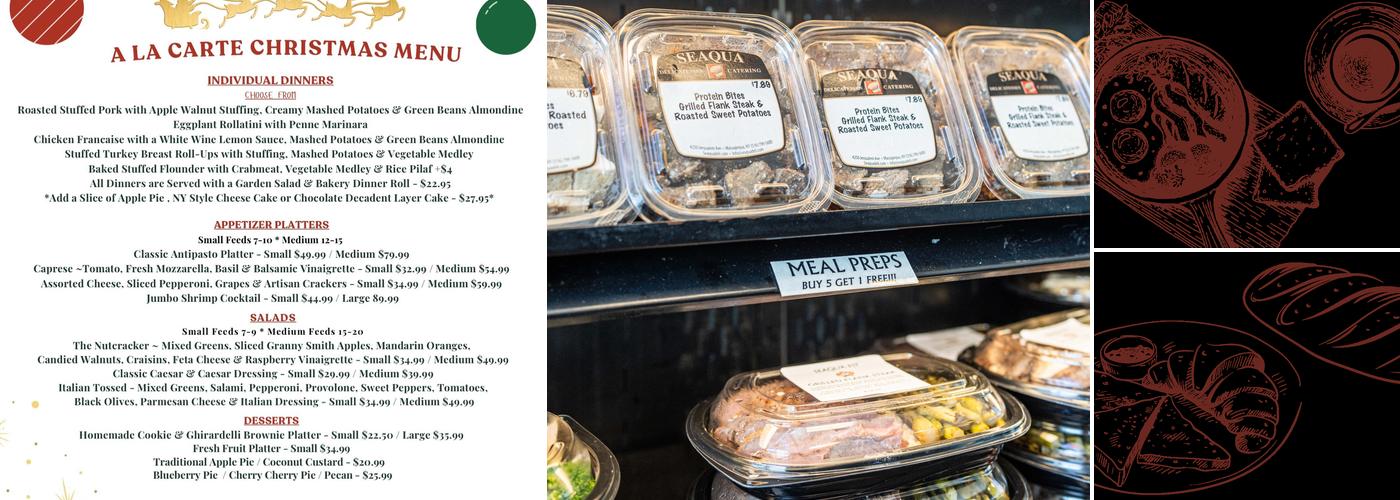 Seaqua Delicatessen & Caterers Menu