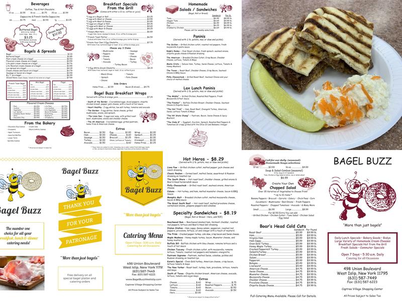 Bagel Buzz Menu