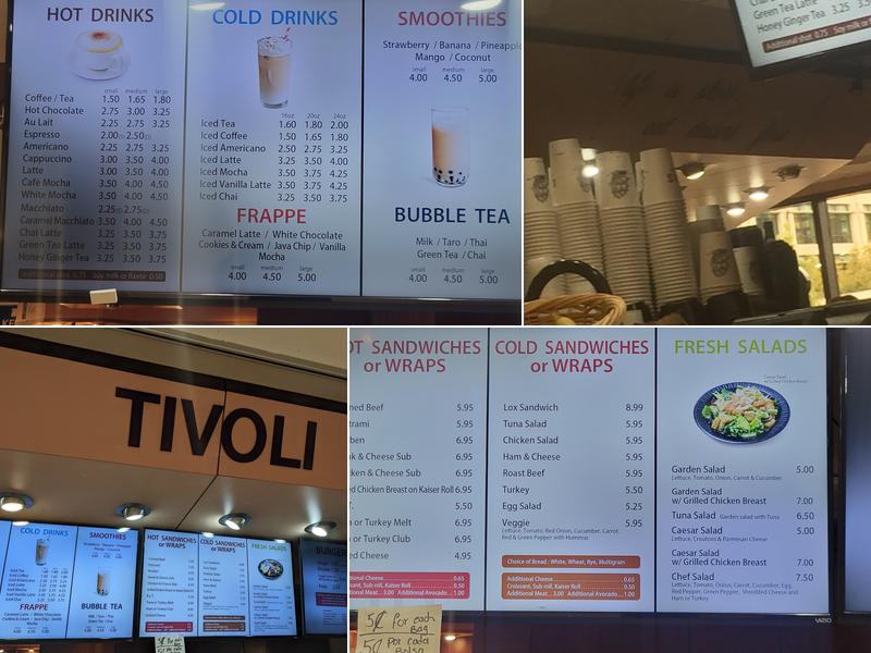 Tivoli Gourmet Deli-Ballston Menu