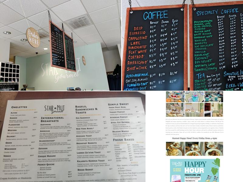 StarNut Gourmet Menu