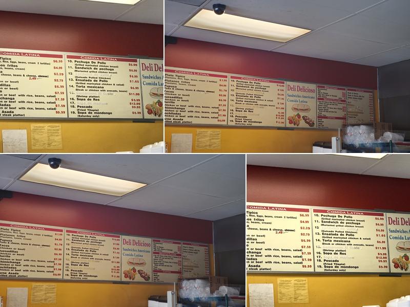 Delicioso Sterling Menu