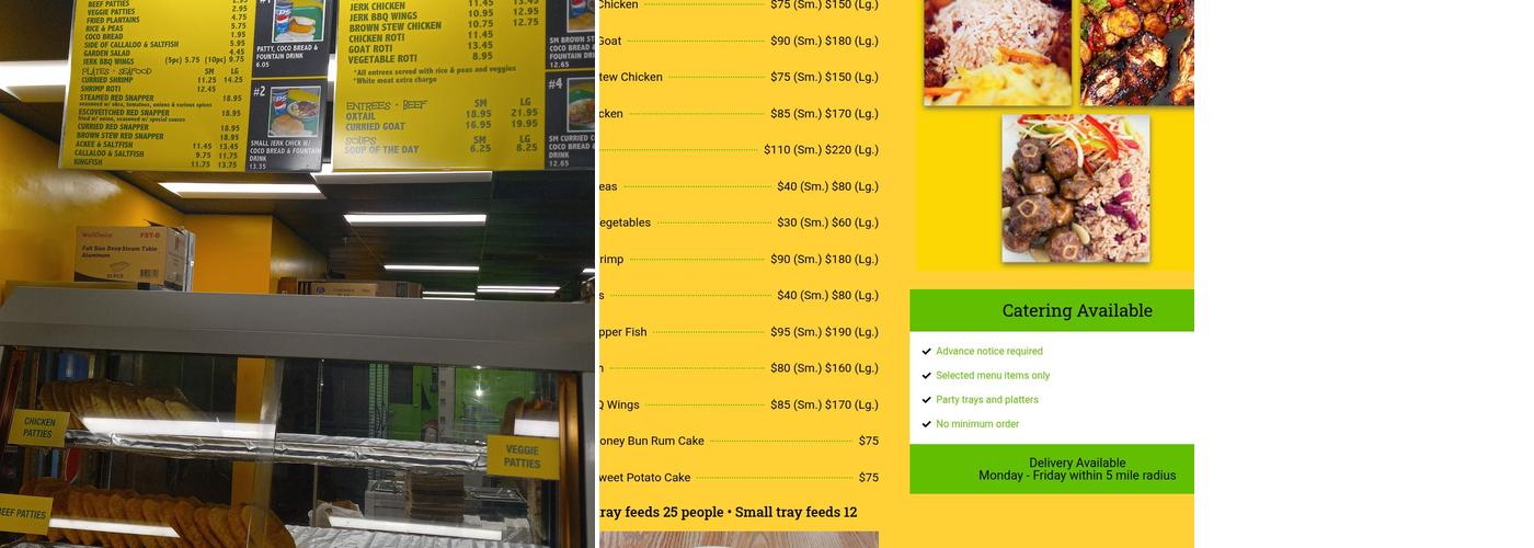 Caribbean Grill Menu