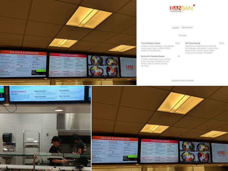 Banban Fusion Eatery Menu