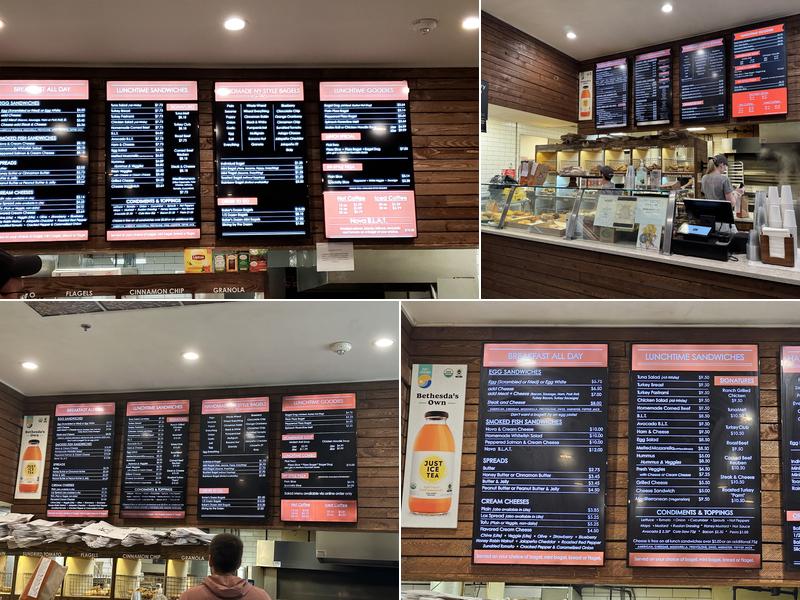 Bethesda Bagels Menu