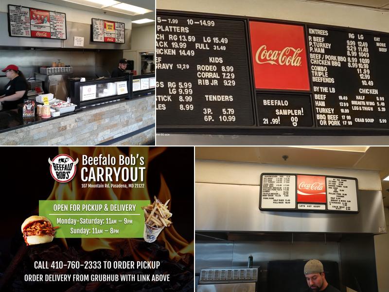 Beefalo Bob's Carryout Menu