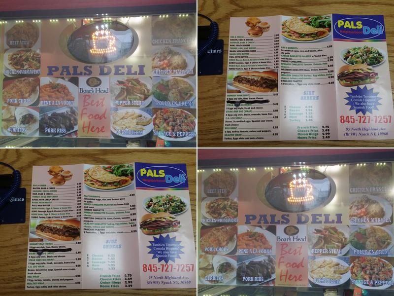 Pals Bagel & Deli Menu